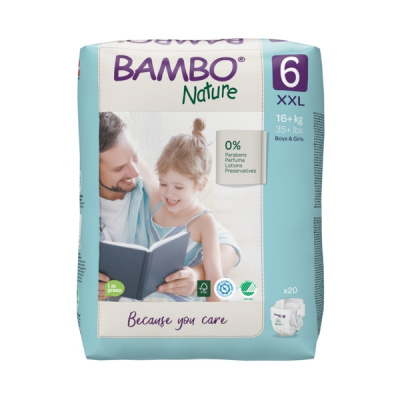 Эко-подгузники Bambo Nature 4 (7-14 кг), 48 шт купить оптом в Астрахани