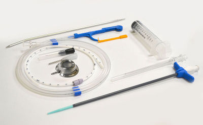 Система для венозно-артериального доступа c портом эллипсовидным PORT TI (титановым) с катетером 8 F и набором для установки купить оптом в Астрахани