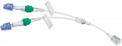 Удлинительная Y-линия с 2-мя коннекторами Сэйффлоу и возвратным клапаном 12 см купить оптом в Астрахани